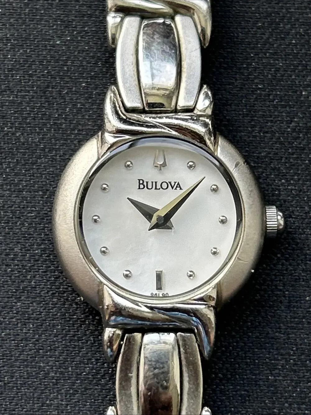 Bulova MOP Dial Silver Tone Women’s Quartz Watch